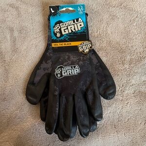 Gorilla Grip Black Men's Gloves